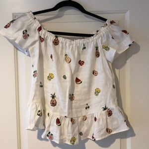 Linen off the shoulder top